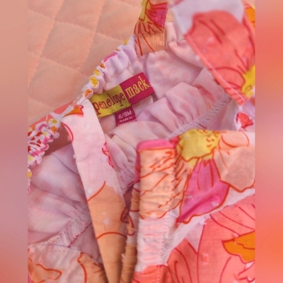 Penelope Mack swiss dot floral summer set for baby girl, 6-9 months - Picture 5 of 5